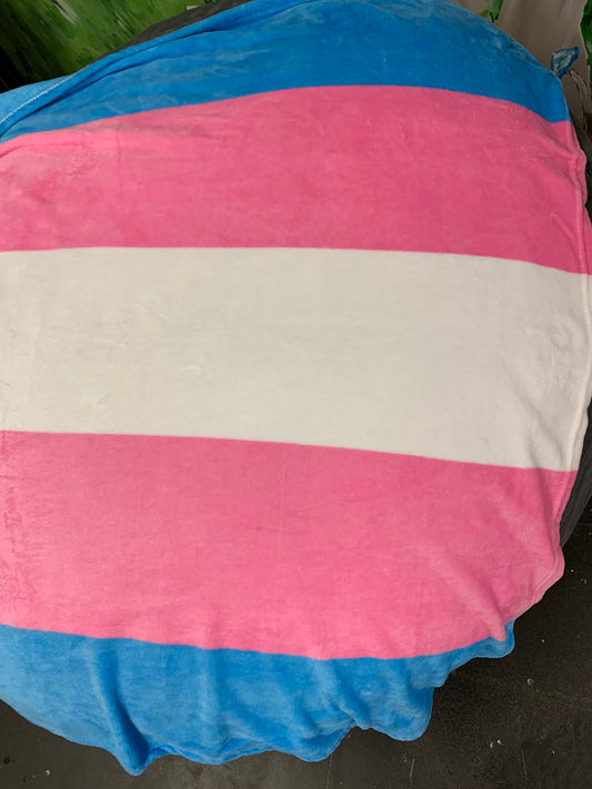 Trans Plush Blanket