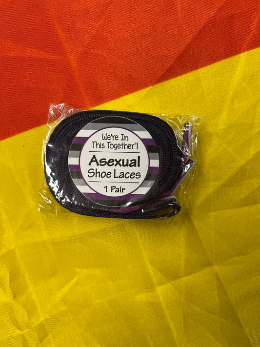 Asexual Pride Shoelaces